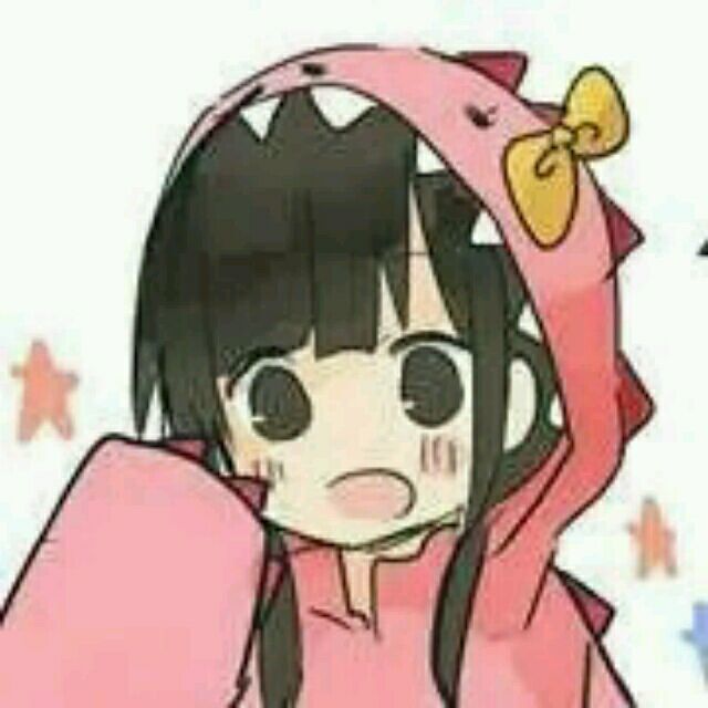 女生 可爱 小恐龙 头像 萌妹子