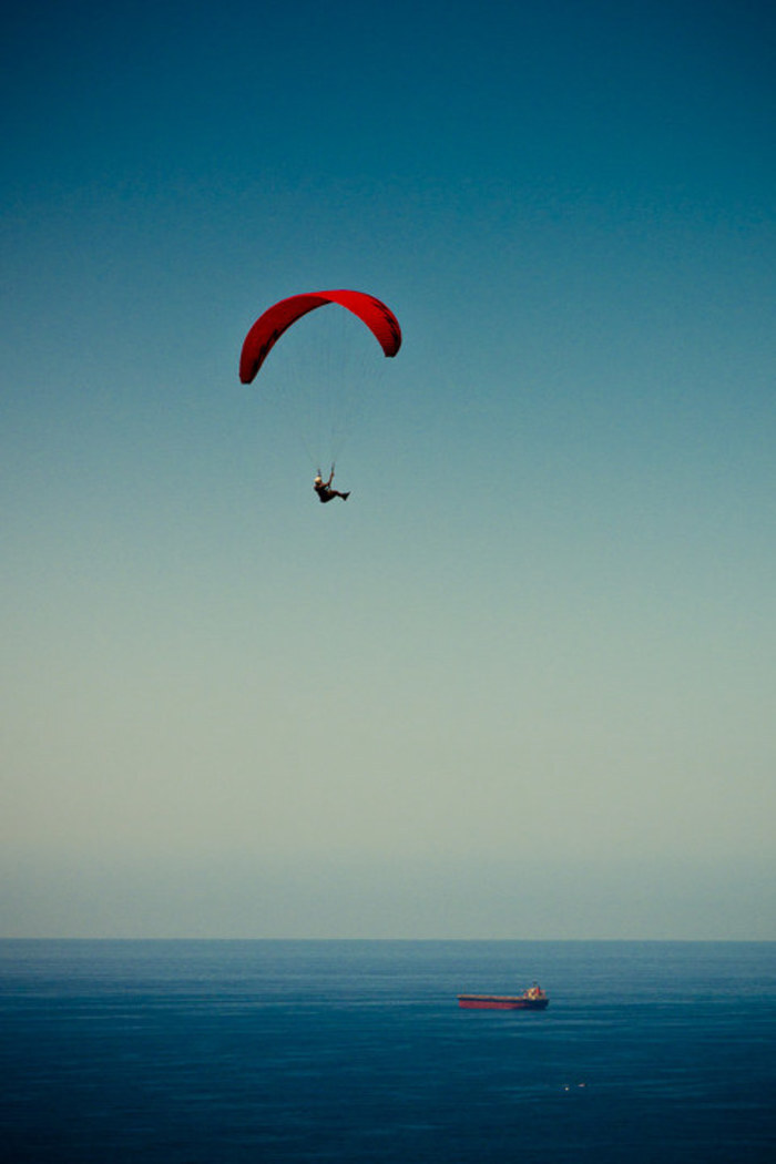滑翔伞     paragliding