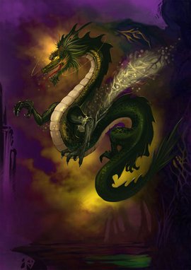 应龙是古代汉族神话传说中一种有翼的龙,相传禹治洪水时有应龙以尾画