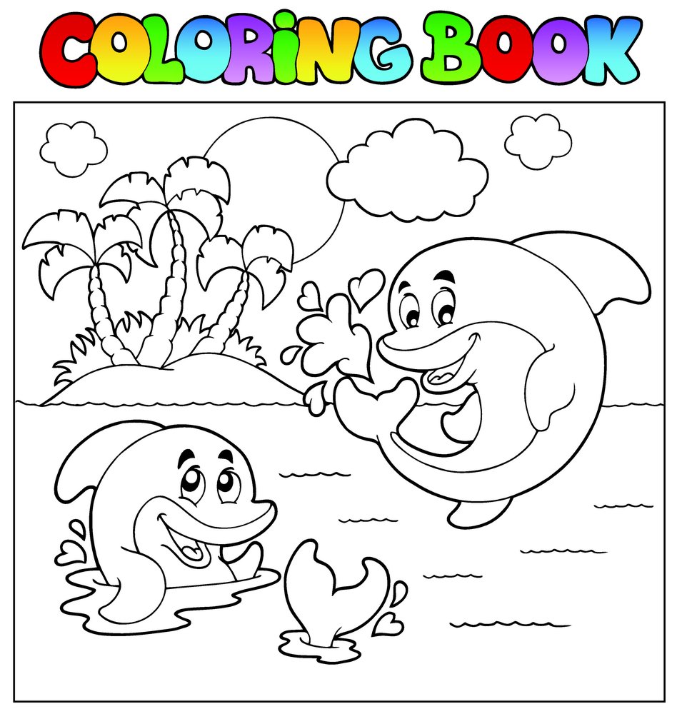 儿童画 情景画 填色 线稿 简笔画(可以百度"coloring book"查找这一