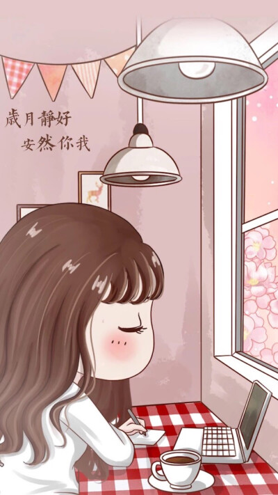 可爱的小薇 头像 美图 女生 壁纸 锁屏 萌萌图 插画