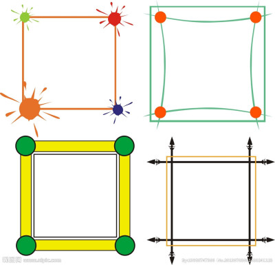 可爱的边框素材(简单花边素材)