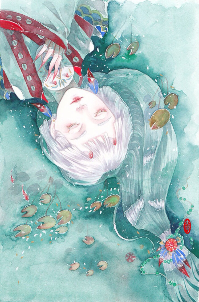 大花huamama】#动漫#插画#二次元#古风#唯美#人物#手绘#板绘