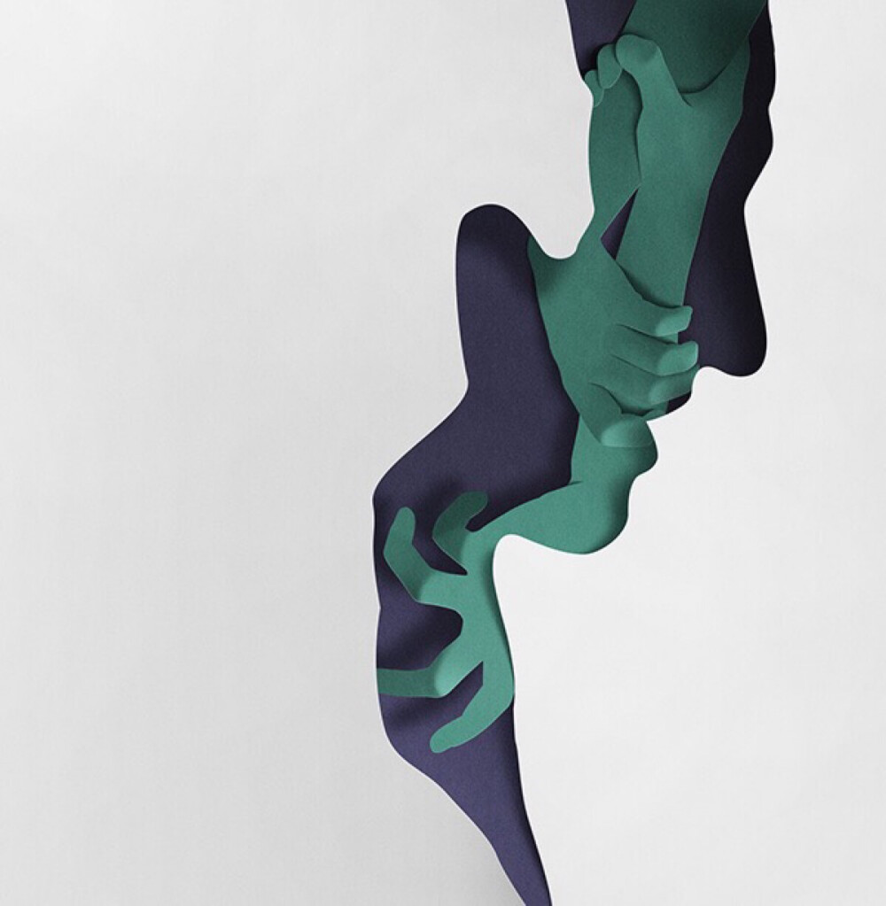 eiko ojala,爱沙利亚共和国知名剪纸,插画,平面设计艺术家.