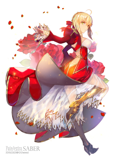 fate extra/ccc/fate grand order 赤saber 尼禄