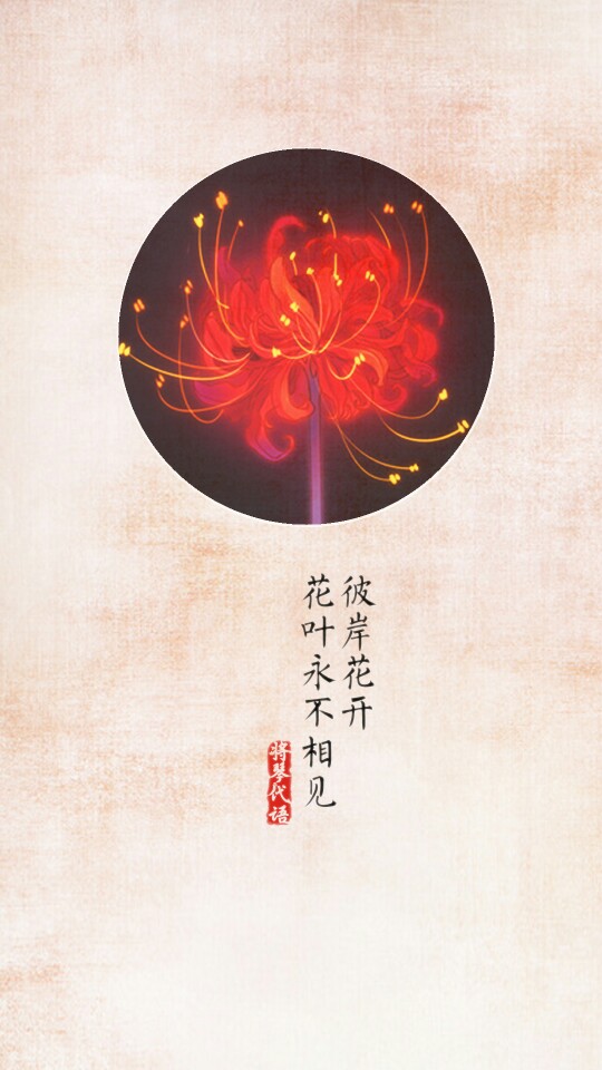 彼岸花壁纸古风将琴代语出品 花图素材非原创 侵删 堆糖 美图壁纸兴趣社区