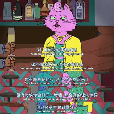 【马男波杰克】bojack horseman/生活/爱情/心酸/告白/文字/句子/经典