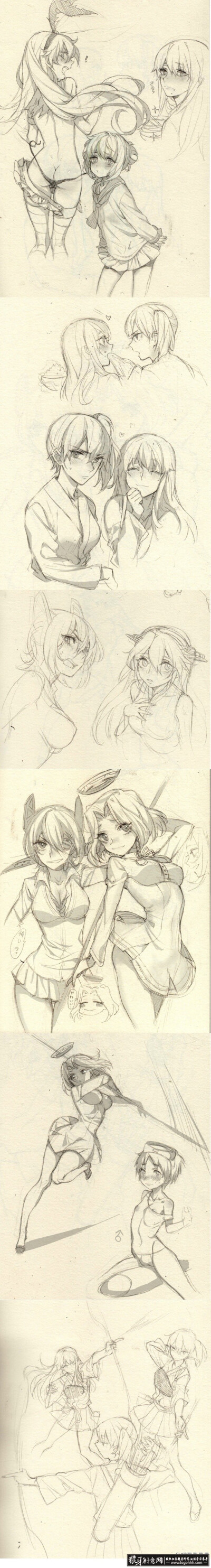 创意绘画灵感 人文艺术 速写灵感 素描任人物灵感 创意速写 灵感创作