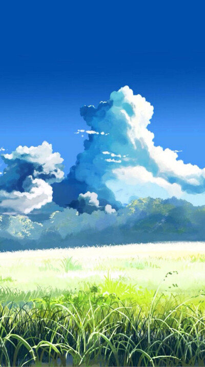 治愈系 风景 少女