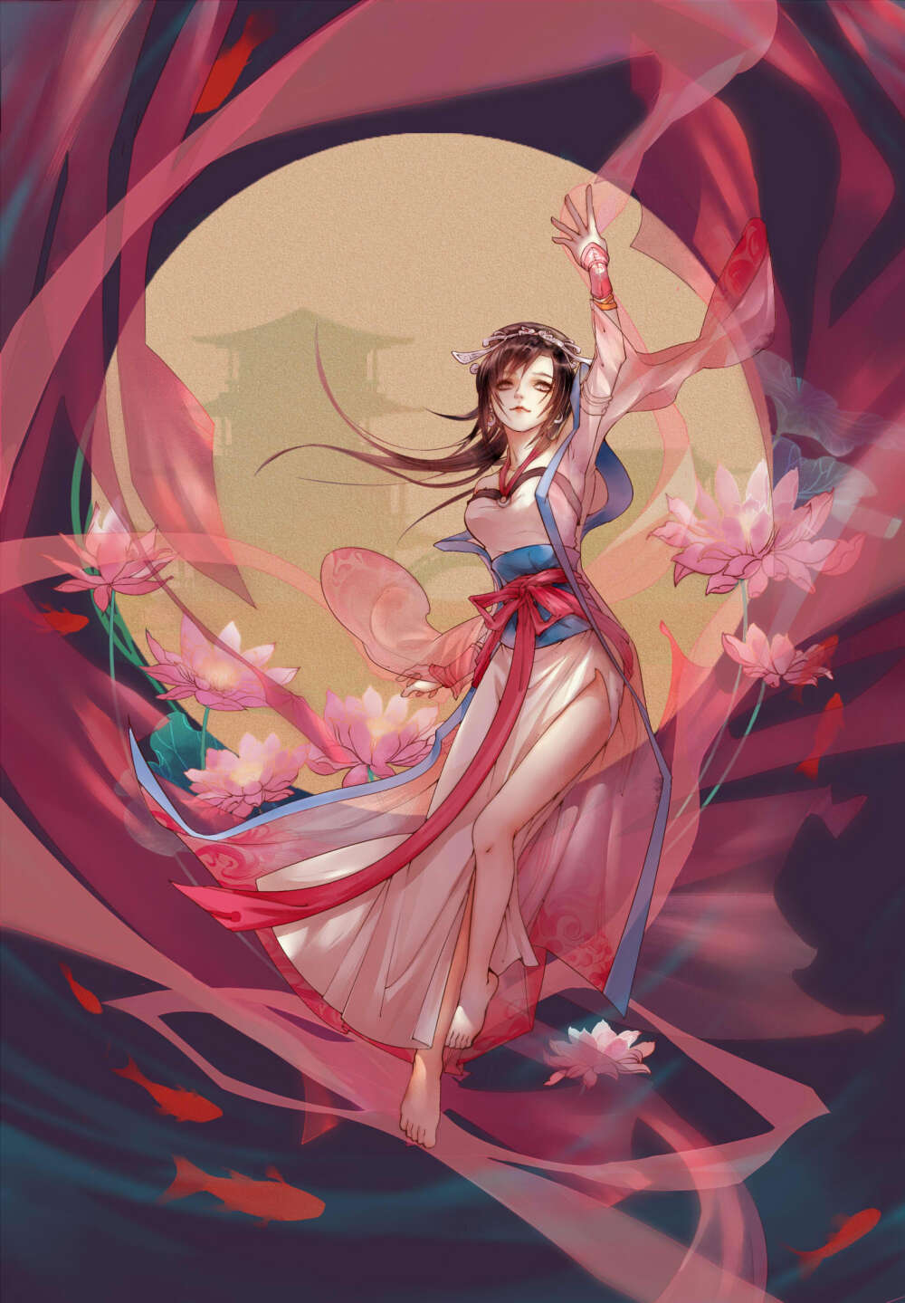 古风美人作者竹小苔