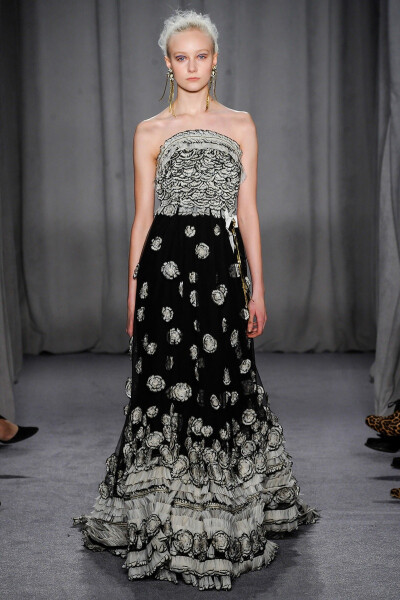 marchesa 2014 秋冬高级成衣 擅长精美华服的红毯常客marchesa新一季