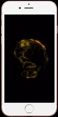 地球 透明 旋转 炫酷 3d 特效 动画 穿梭 隧道 动态 锁屏 livephoto