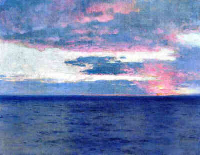海的记忆 加拿大印象派画家william blair bruce