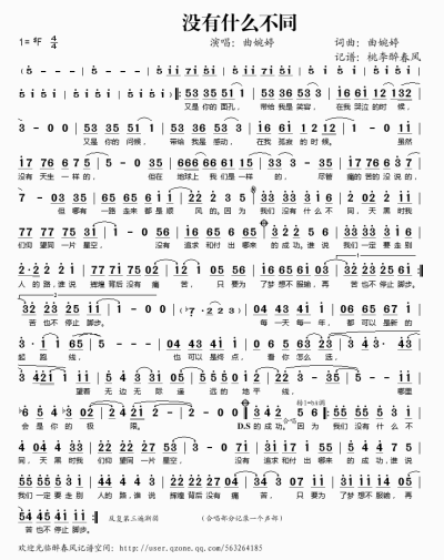 0条  收集   点赞  评论   没什么不同 1 1 辛禾  发布到  简谱 图片