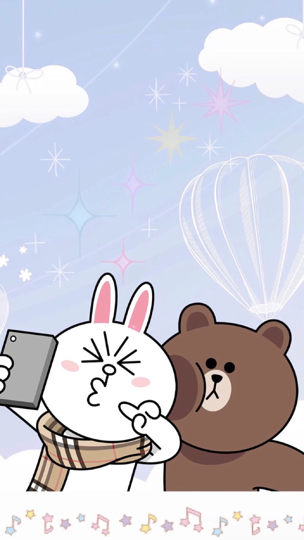 line friends 布朗熊 可妮兔