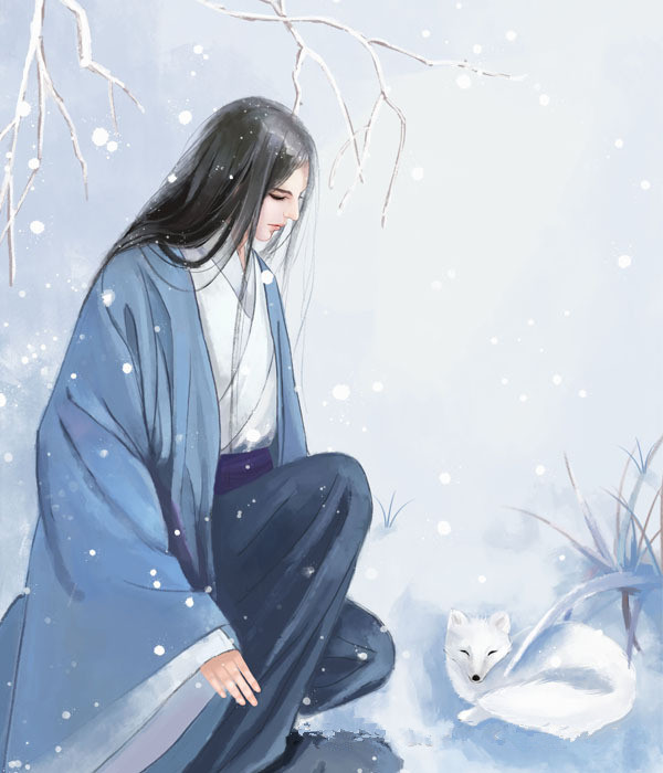古风,妖孽美男,壁纸,插画