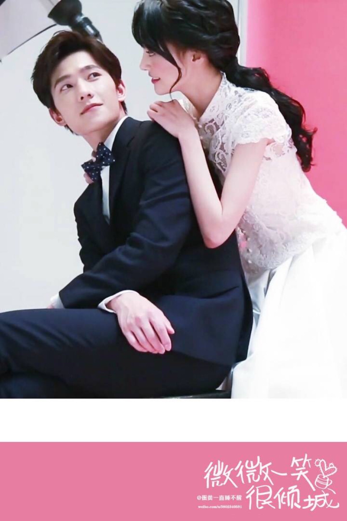 #微微一笑很倾城# #壁纸# 杨洋 郑爽 婚纱照…