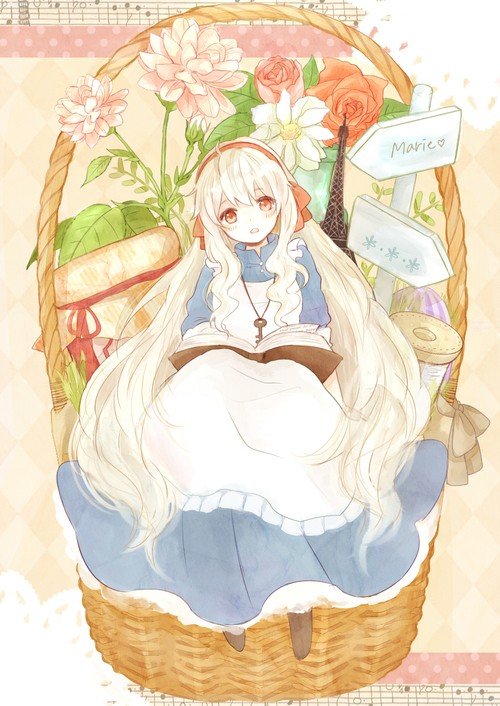 二次元の美图 唯美 卡通 萌系 甜美 动漫 文艺 小清新 可爱 初音未来
