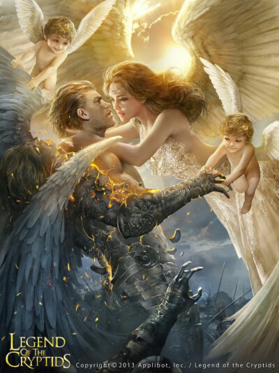由于米达伦是以诺被米迦勒接升天化成的天使,因此是天使团中年序最幼