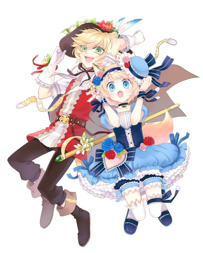 ライオン&きつね | yoosa [pixiv] id=28548509