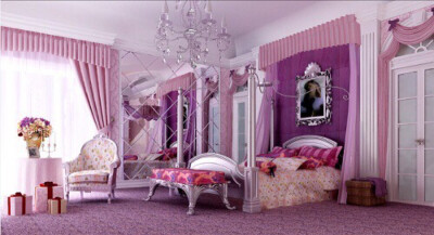 紫色公主房