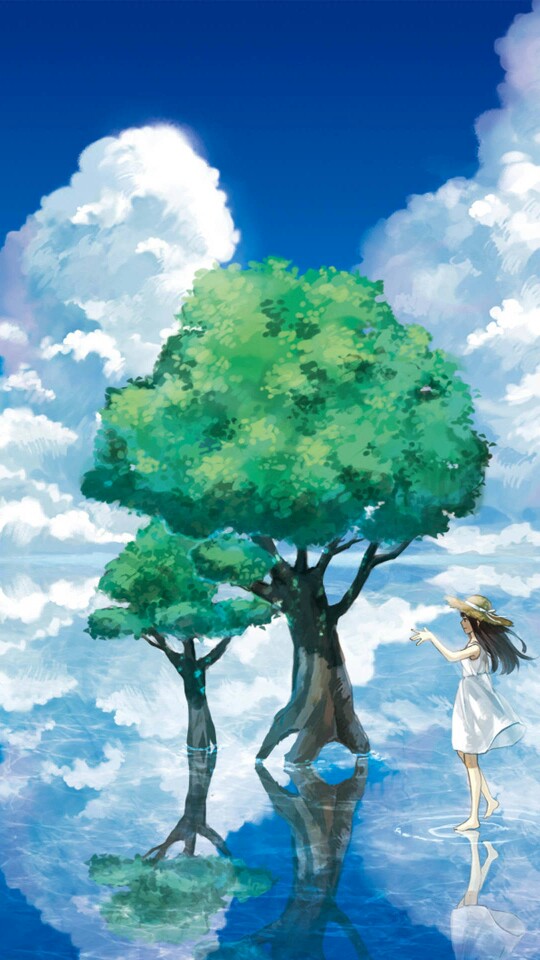 水彩  唯美  插画  风景    晚安     简笔手绘  插画  彩铅  轻