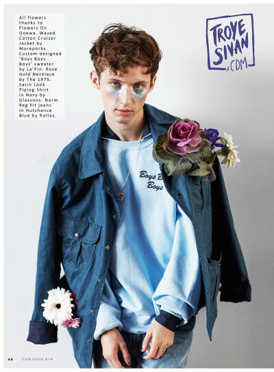 troyesivan 戳爷 coup de main杂志释出对戳宝的采访以及拍摄的写真