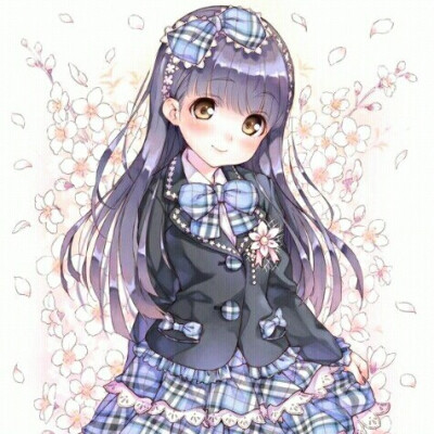 二次元动漫女生漫头#冷瞳