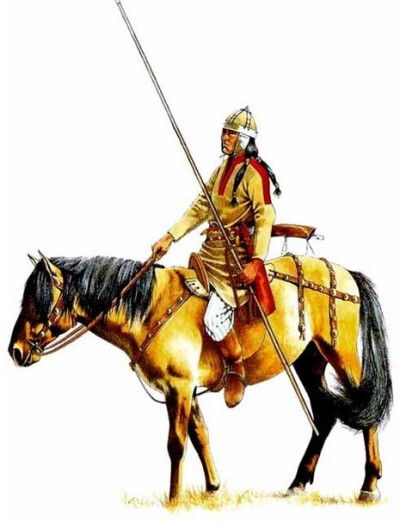 古代指骑马,骆驼,大象等动物,机动性比较强的士兵及其组成的部队.