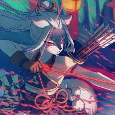 阴阳师 白狼 头像 剪裁比例1:1