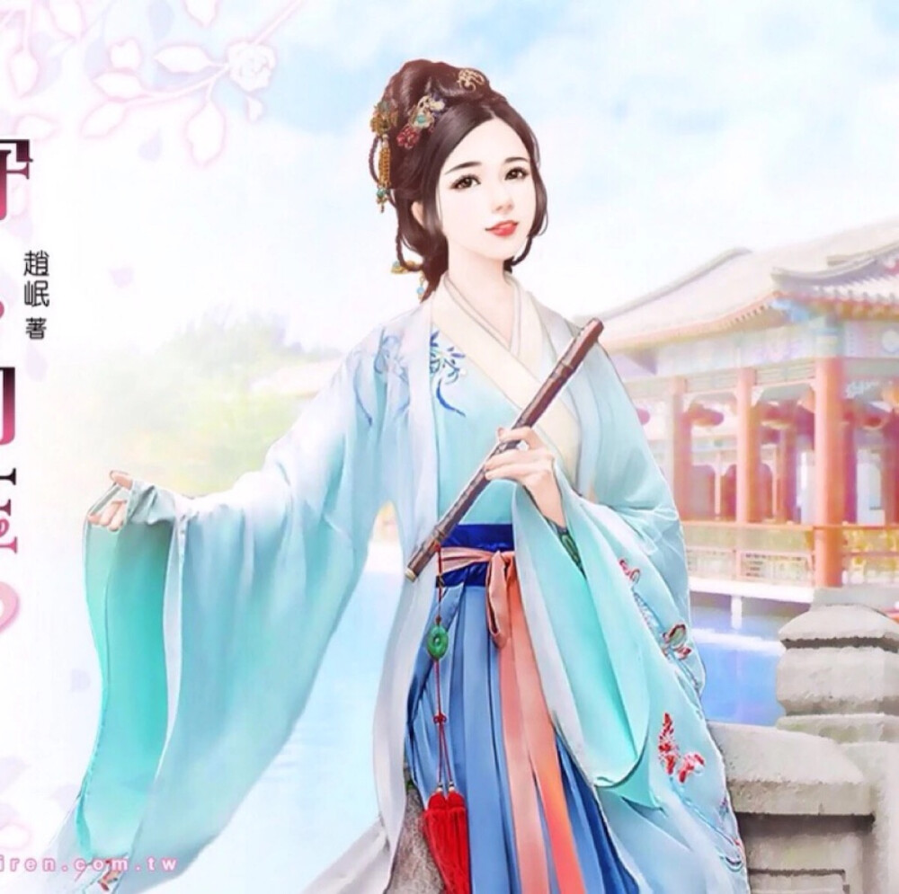 手绘古风美女