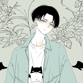 『一朵草』利威尔兵长 动漫男头.