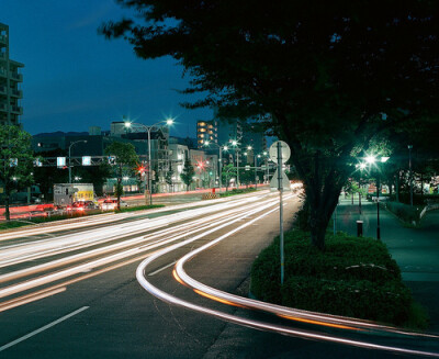 城市的夜景