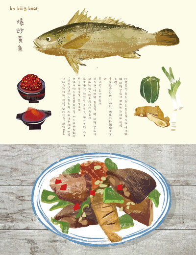 美食插画