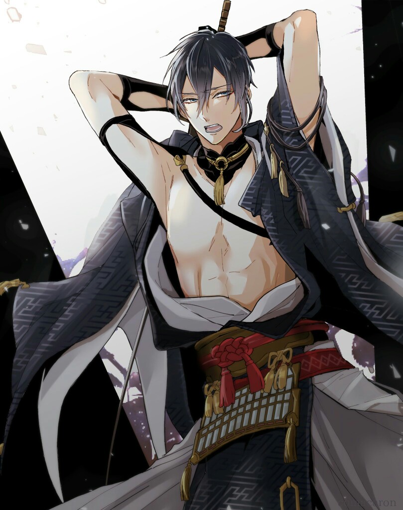 三日月宗近 刀剑乱舞 拔刀 美男
