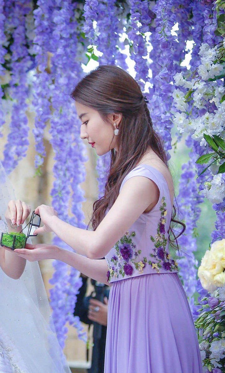 刘亦菲伴娘
