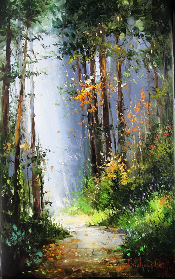 俄罗斯画家gleb goloubetski 的油画作品.