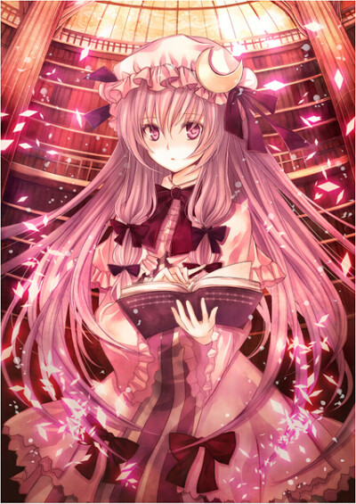 东方project帕秋莉·诺蕾姬.lolita洛丽塔洋装少女.p站id=92364