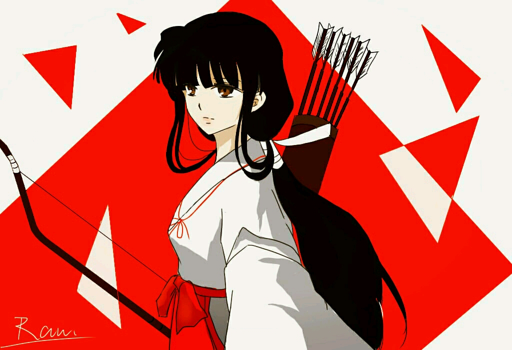巫女桔梗 堆糖网