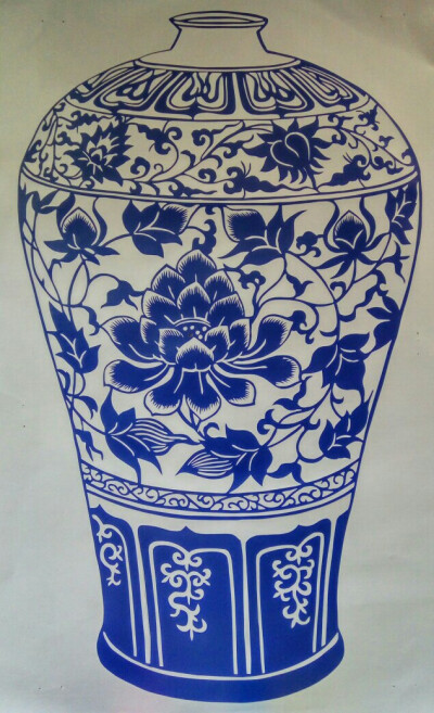 青花瓷～花瓶