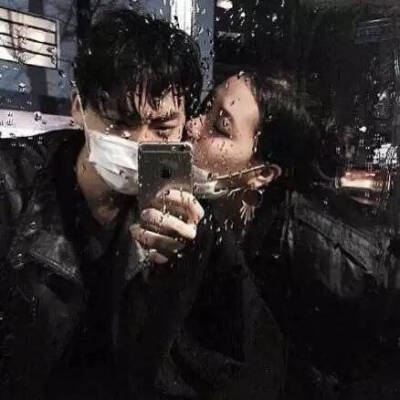 女生头像男生头像 情侣头像 [一对] 清纯风 背影 黑色系 反感 重影