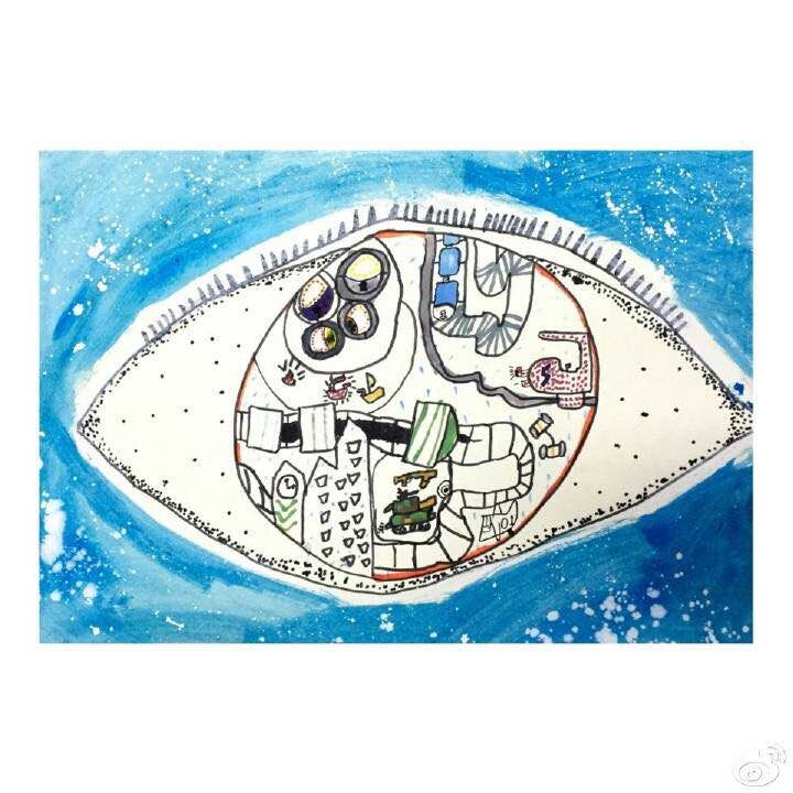 孩子眼中的世界。