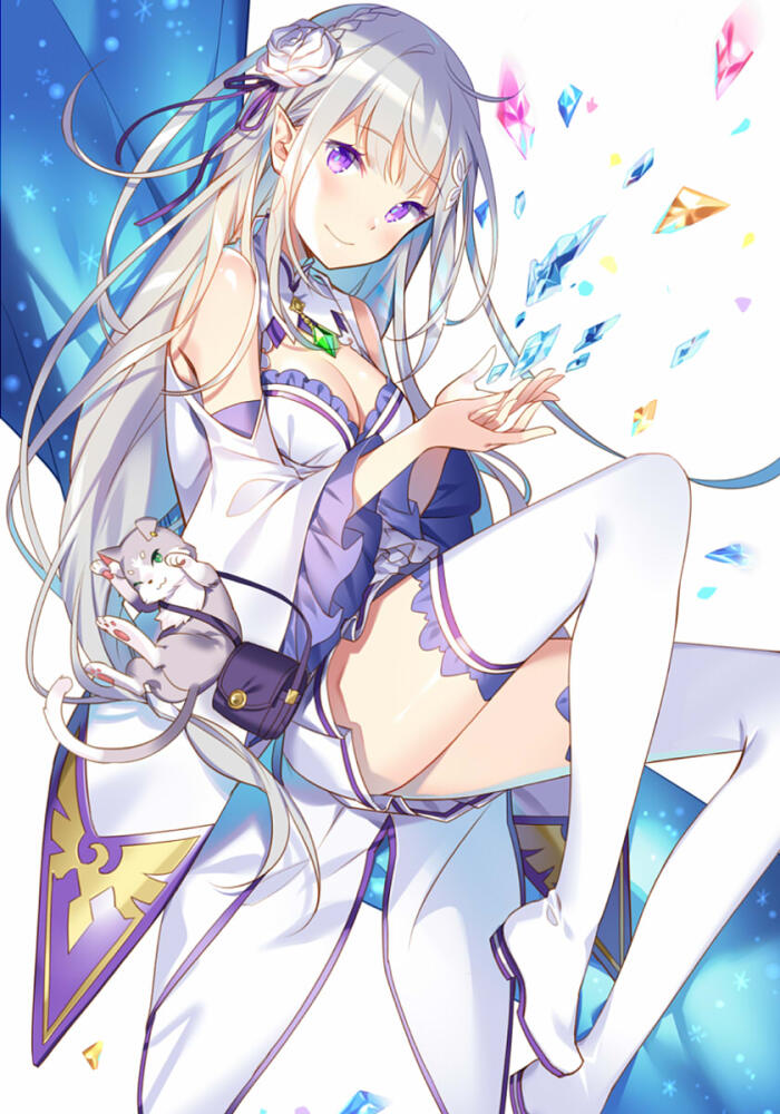 re:从零开始的异世界生活 艾米莉娅 画师:rie 本作品pixiv id=
