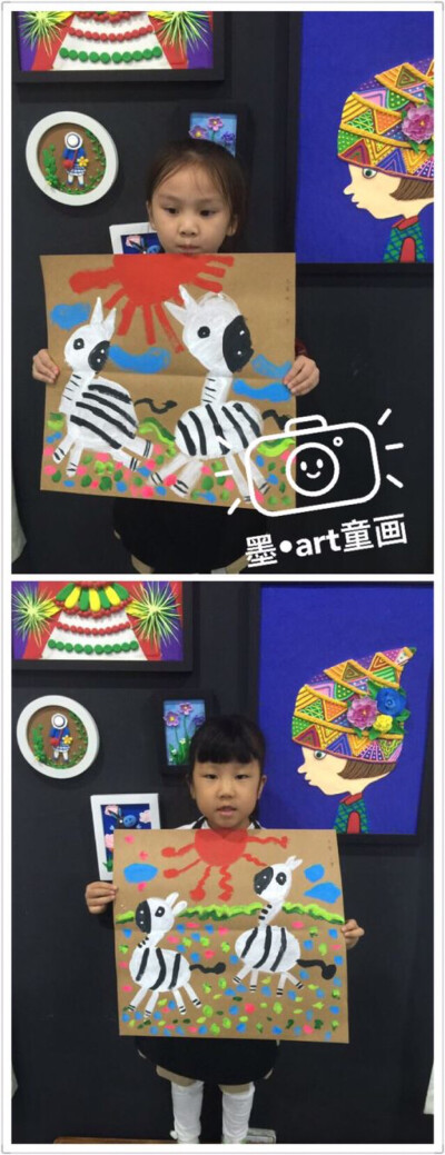 儿童画,别人家的创意美术