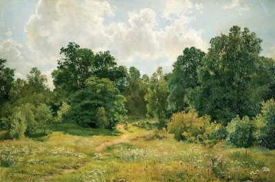 伊万·希什金(ivan shishkin)是19世纪俄罗斯的风景画家.