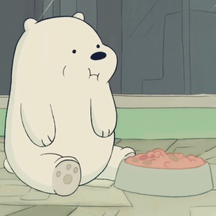 咱们裸熊动漫卡通情侣头像の白熊