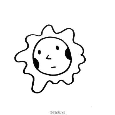 手帐素材,小太阳