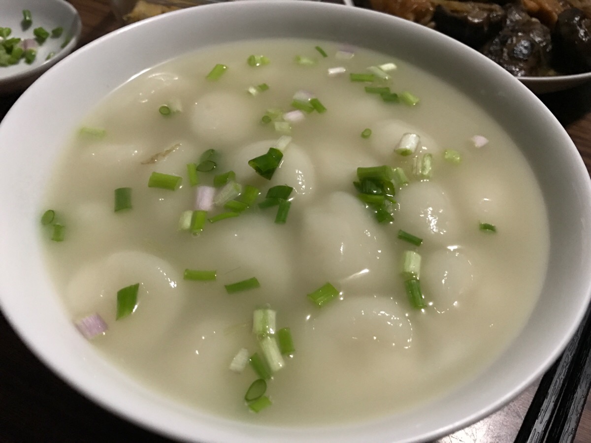 一人の食 鸡汁咸汤丸 我家经典怀旧菜