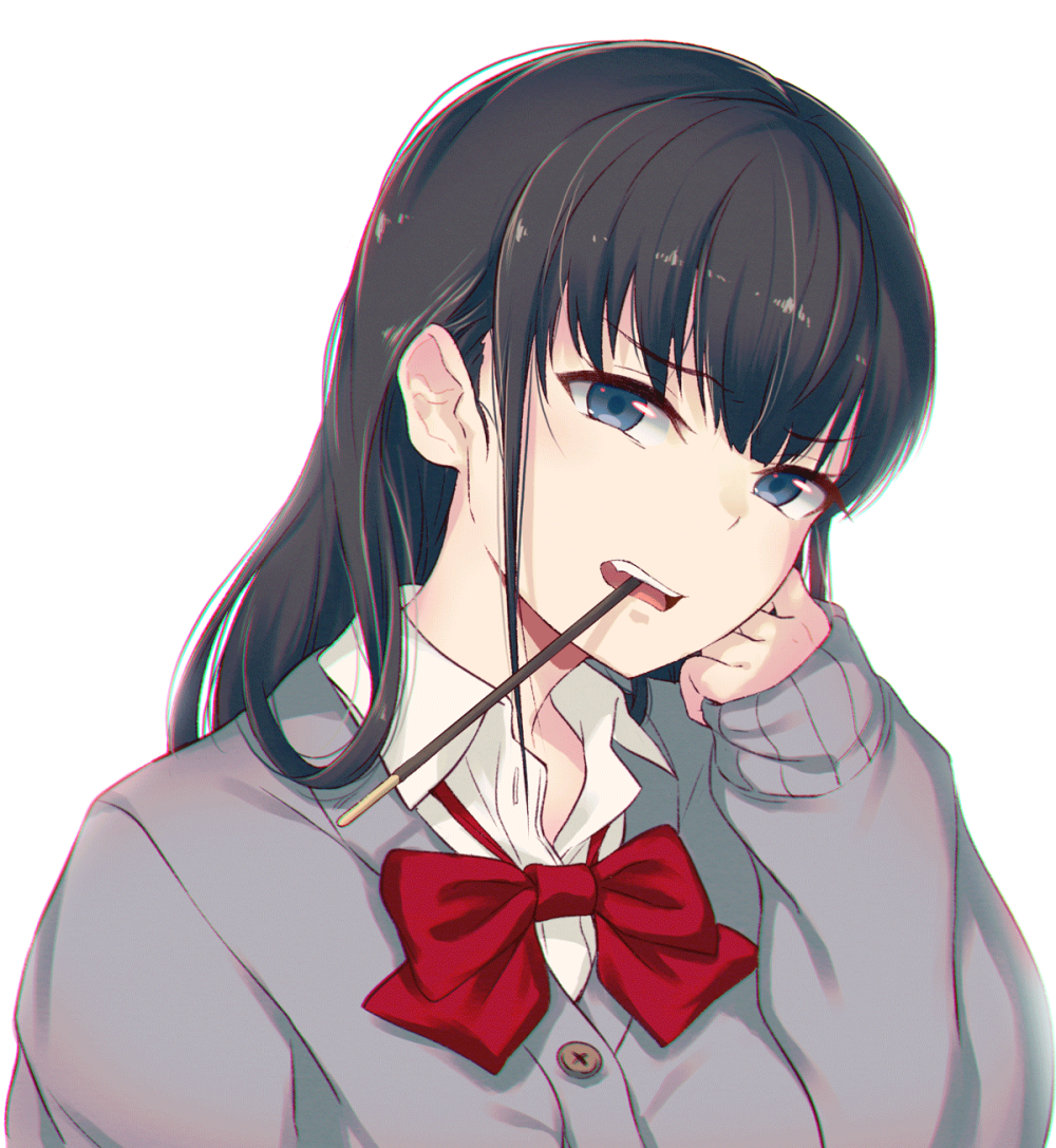 嫌な颜されながらポッキーゲームしてもらいたい http/www.pixiv.