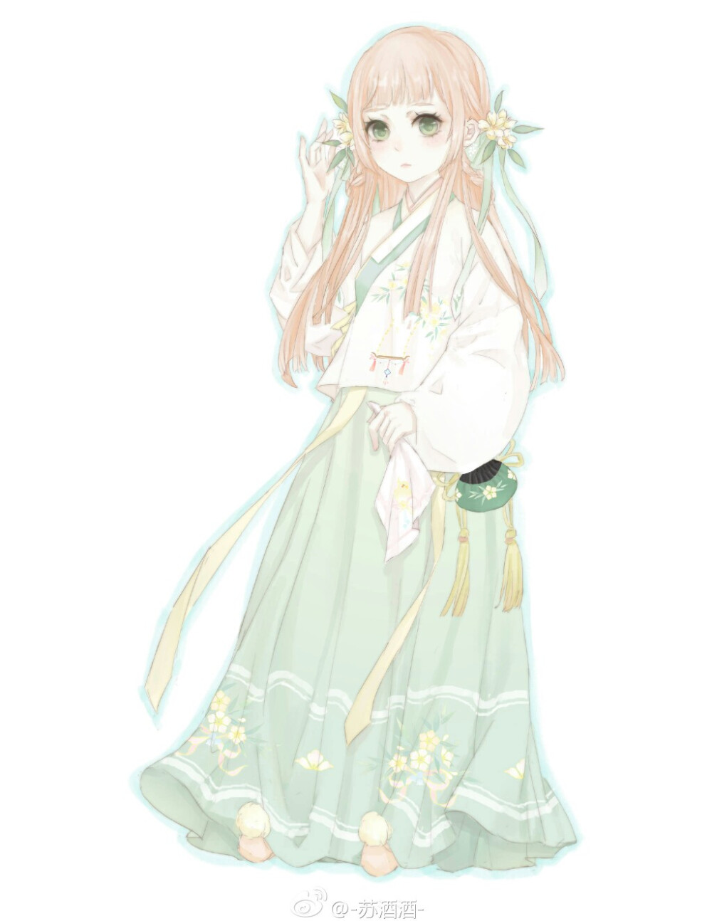 古风 手绘 汉服 设计 汉元素
